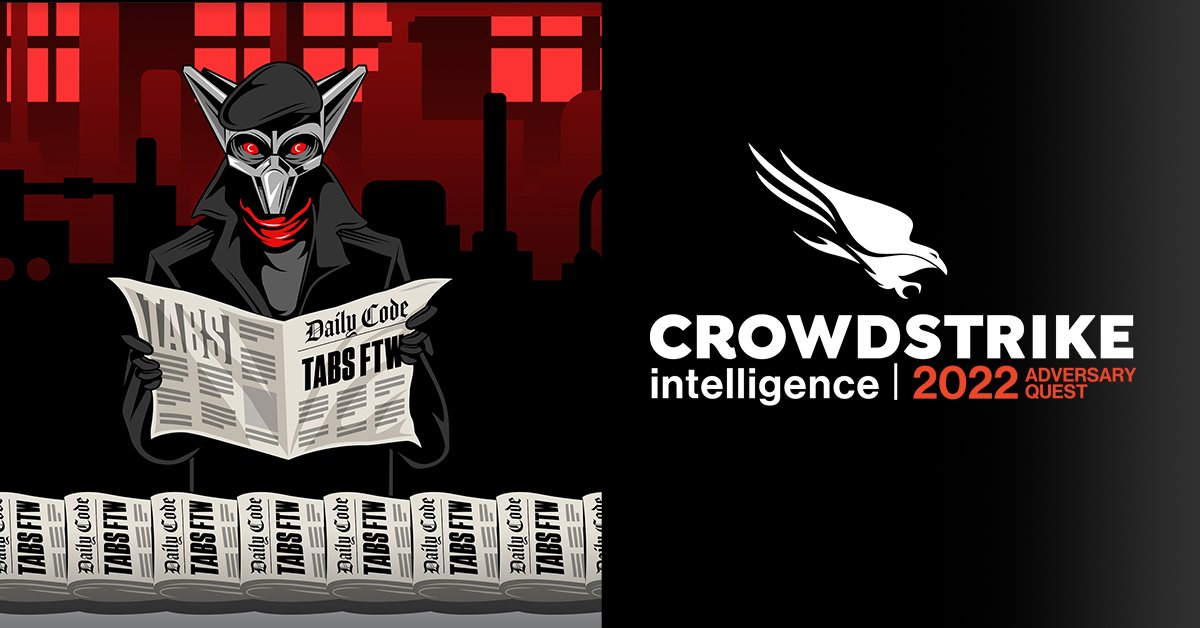 Are you smarter than an adversary? 

It's not too late to register for #AdversaryQuest! Starting today, you can battle other game participants for the coveted CrowdStrike swag. 

Register: crwdstr.ke/6015zS6uS