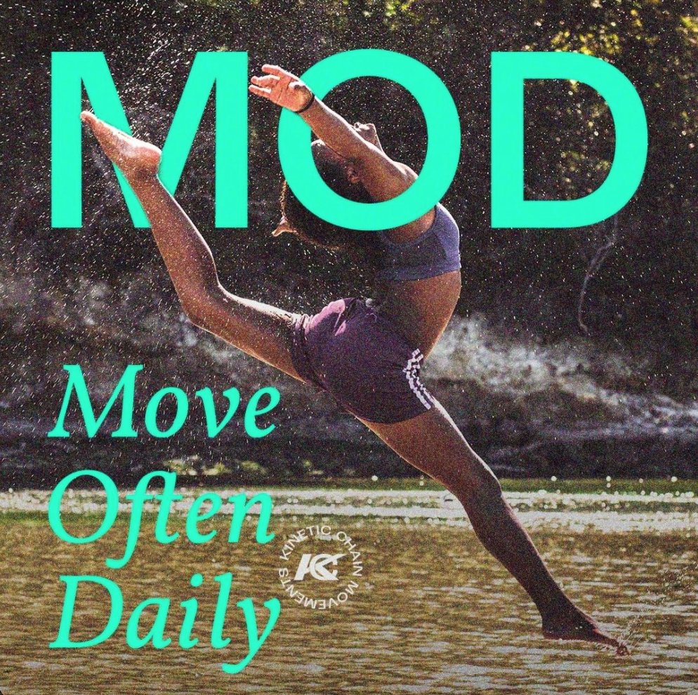 Make movement a part of your daily routine. ☀️

This can not only help you feel better but also improve your health! 👍🏻- M.O.D. - Move Often Daily #kineticchainmvts #gymlife #homeworkouts #gymtime #acsmcpt #acsmcertified #certifiedpersonaltrainer #fitnessmotivation #moveoften