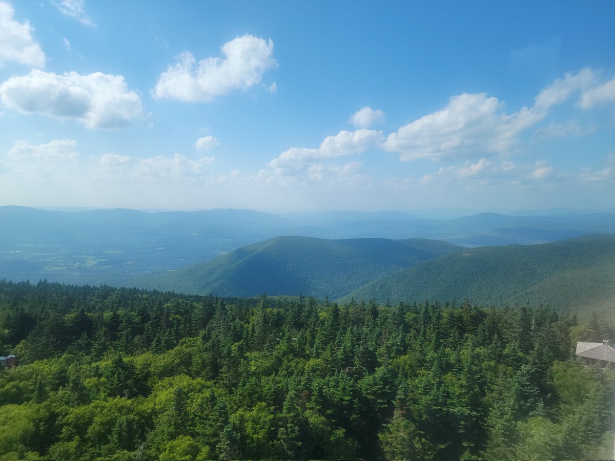 The highest point in Massachusetts - Mount Greylock. This point is also notable for being the first summit over 3000' above sea level since the Shenandoahs in Virginia. Time to get back into the tall mountains.