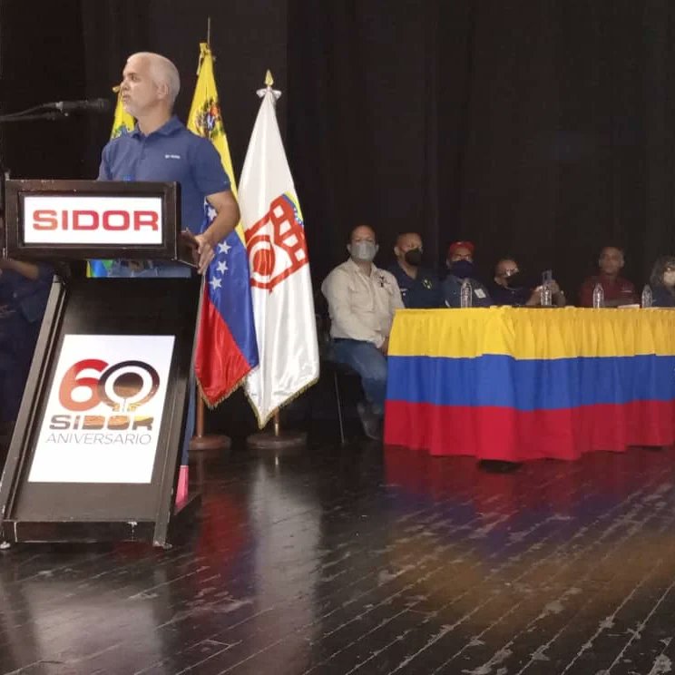UBTJR_NACIONAL's tweet photo. @UBTJR_NACIONAL presente en la Celebración de los 60 aniversario de @Sidor_oficial https://t.co/edMHOiT0dn