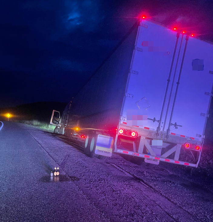 OPP_NER's tweet photo. On July 11, #NipissingWestOPP charged a commercial motor vehicle driver for #ImpairedDriving on #Hwy69, #Sudbury. Operation Safe Driver runs from July 10-16, across Ontario. The #OPP will be focusing on driving behaviour. #DriveSober, #DriverSafe. ^rl https://t.co/s5uLhMLVjH