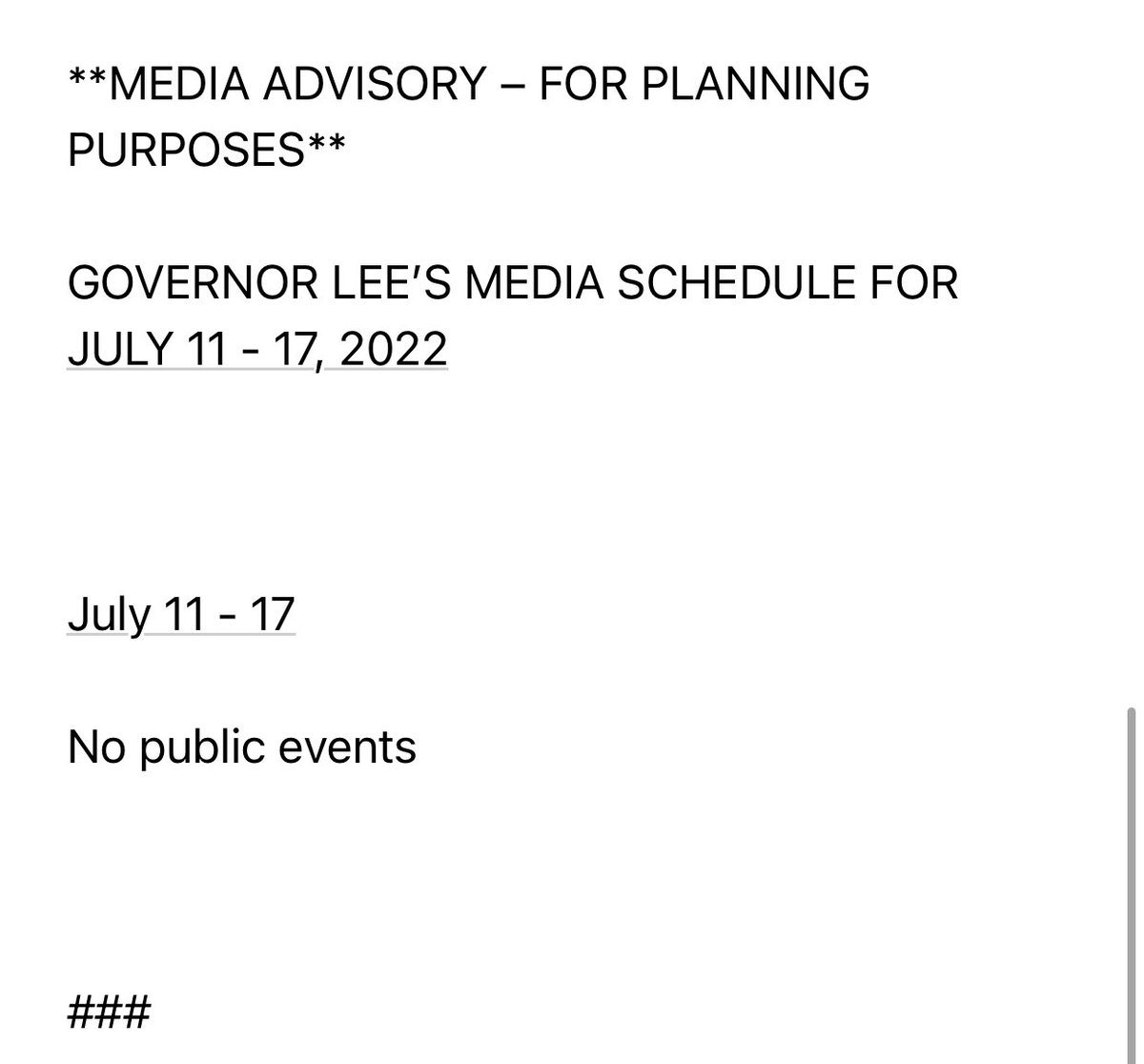 TheTNHoller's tweet image. Say what you will about @GovBillLee - at least he’s willing to stand and face the music when the heat is on 👇🏽🔥 🦆 🎵