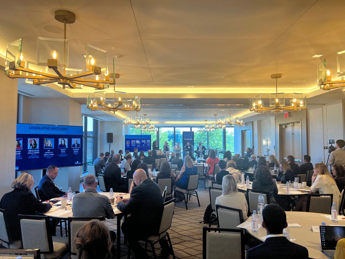 ChipAHLA's tweet photo. In celebration of the No Room for Trafficking three-year anniversary, the @AHLAFoundation held an anti-trafficking Summit where leaders shared areas of innovation to support survivors &amp; eradicate human trafficking. https://t.co/WcU5JengjE