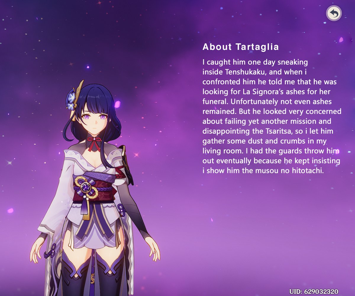 EimikoPosts's tweet photo. this Ei leaked voiceline abt childe explains how the fatui got the ashes https://t.co/nkrooHKO2E