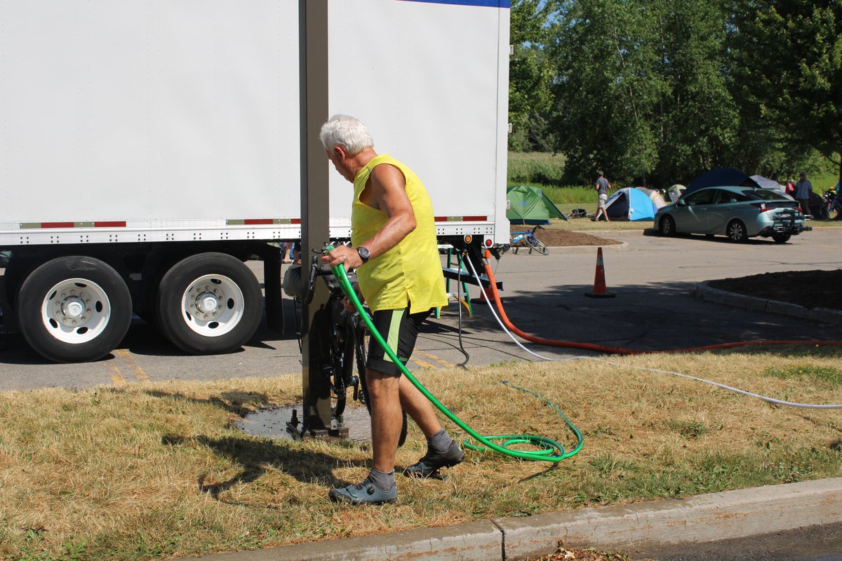 PerintonRec's tweet image. The Town welcomed 765 cyclists and crew to Center Park and the PCC Monday as the Cycle the Erie Canal event came to rest for the night. The cyclists had just completed the second leg of their 400-mile journey - 62 miles starting in Medina. Welcome &amp;amp; have a good rest of your trip!