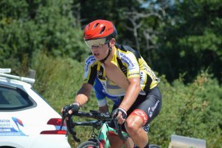 CreusotC's tweet photo. Tour du Carmausin-Ségala - Etape en ligne: Lucas Gueugneau dans le dur.: https://t.co/F4D7nhllEs #velo #FFC #creusotcyclisme https://t.co/Phumoo8yDj