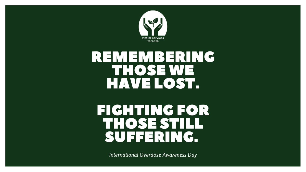 As we remember those who have lost their lives to addiction, we call out to those who are currently struggling. You are not your addiction. You are not beyond help and care. We are here to listen.

If you or someone you know needs support, call our Crisis Team at 416-808-7066.