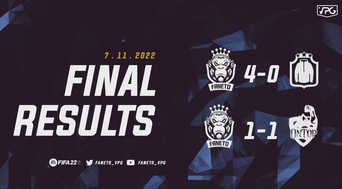 Tonight’s results in the <a href="/VPGEurope/">Virtual Pro Gaming | Europe</a> &amp; <a href="/VPGUK/">VPG UK Leagues</a>