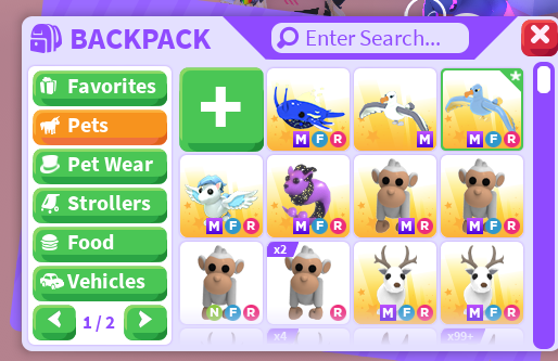 SushiTheBunnie's tweet photo. I got the 5 Mega Pets I needed to finish my collection! 😍
Back to owning all the mega pets in game again until the next update! 😂
#adoptme #adoptmetrades #AMtrades #adoptmetrading #AMtrading #adoptmetrader #AMtrader #adoptmetrading #AMtrading #adoptmedeals #AMdeals https://t.co/R42rXtjRd3