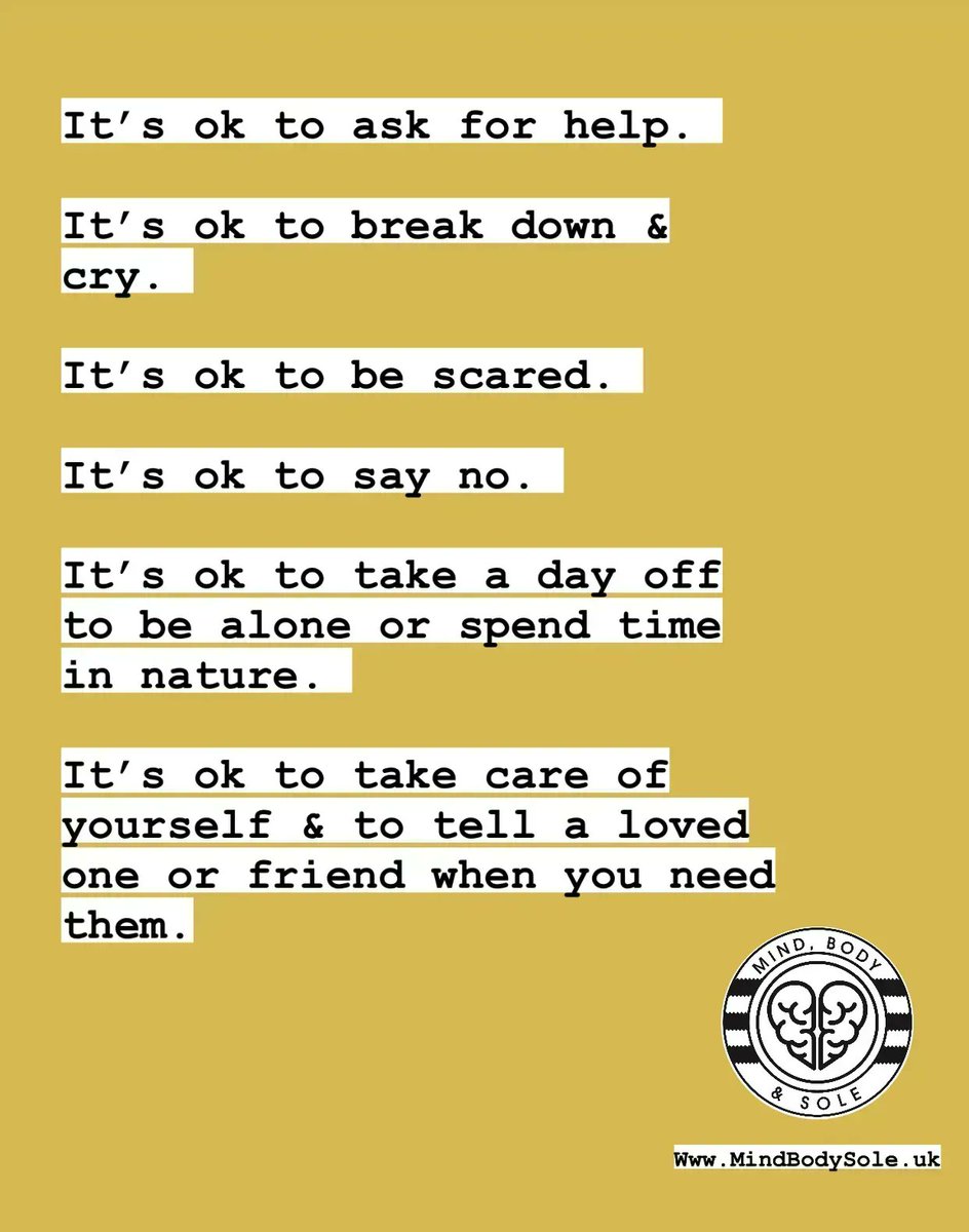 It’s okay not to be okay 💜