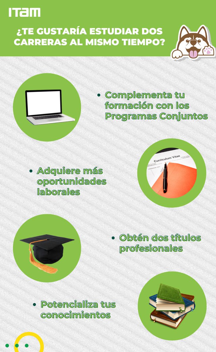 AspirantesITAM's tweet photo. 💡¿Sabías que en el #ITAM puedes estudiar dos carreras al mismo tiempo?
¡Potencializa tus conocimientos y construye un excelente perfil profesional!👩💼👨💼💚
👉https://t.co/LqkHJRFBR6
#ITAM #LicenciaturasITAM #IngenieríasITAM #ProgramasConjuntos #ExcelenciaAcadémica https://t.co/K7iNimdTO0