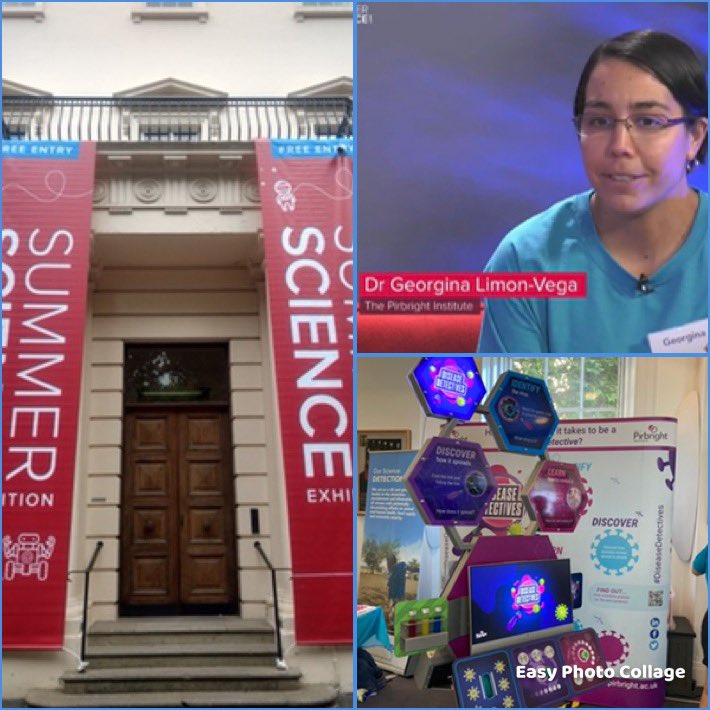 g_limonv's tweet photo. Amazing event, so much fun meeting and engaging with the next generation of #DiseaseDetectives  and a great experience to be part of the #SummerScience live 
@Pirbright_Inst @royalsociety https://t.co/7IGXLKx0Hw