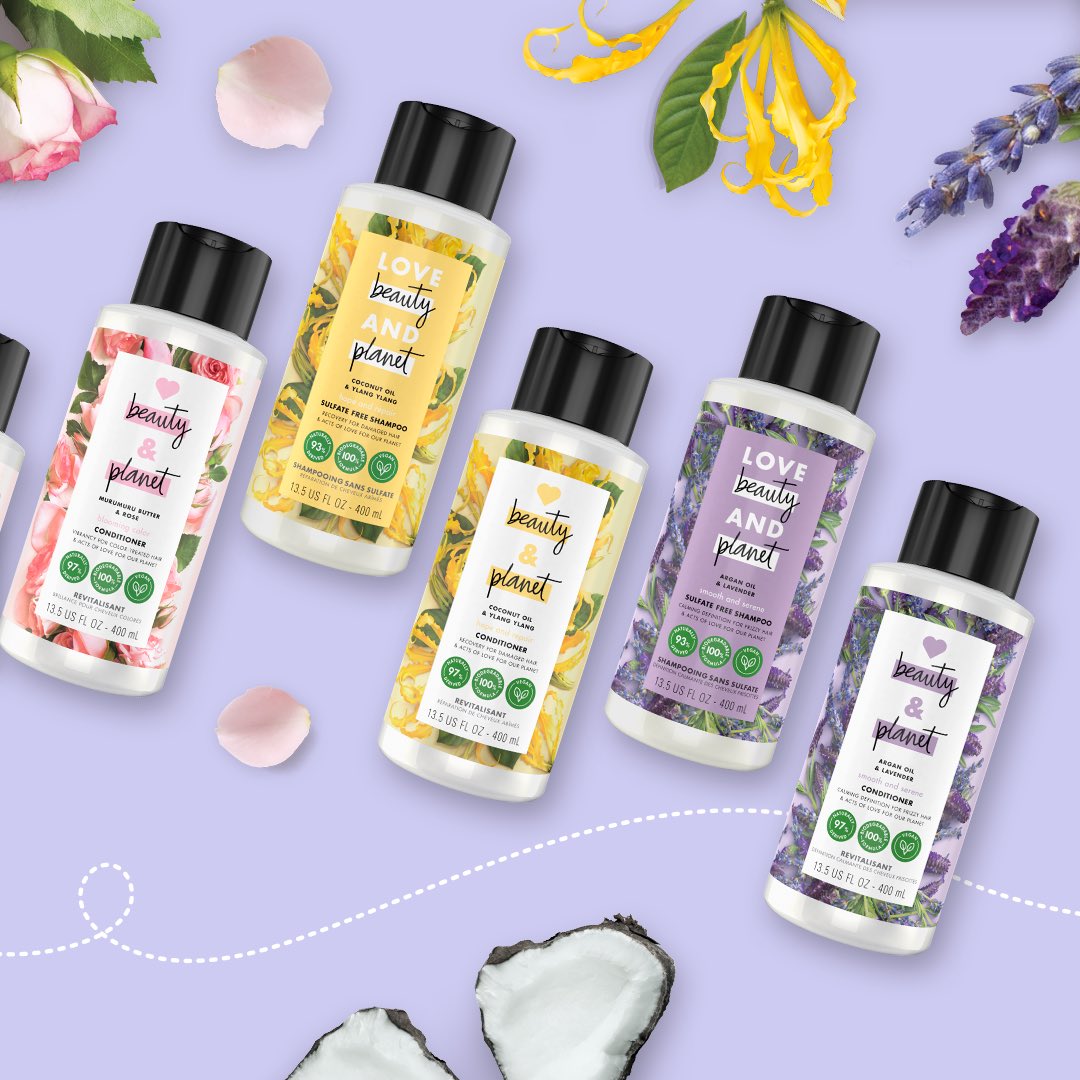 🚨 NEW products alert! 🚨
we're excited to welcome a new shampoo &amp; conditioner duo to our Love Beauty and Planet haircare lineup.... but we're not ready to launch just yet 🚀 

take a peek and let us know what you think our new hair duo will be like below 👇 #comingsoon #launch