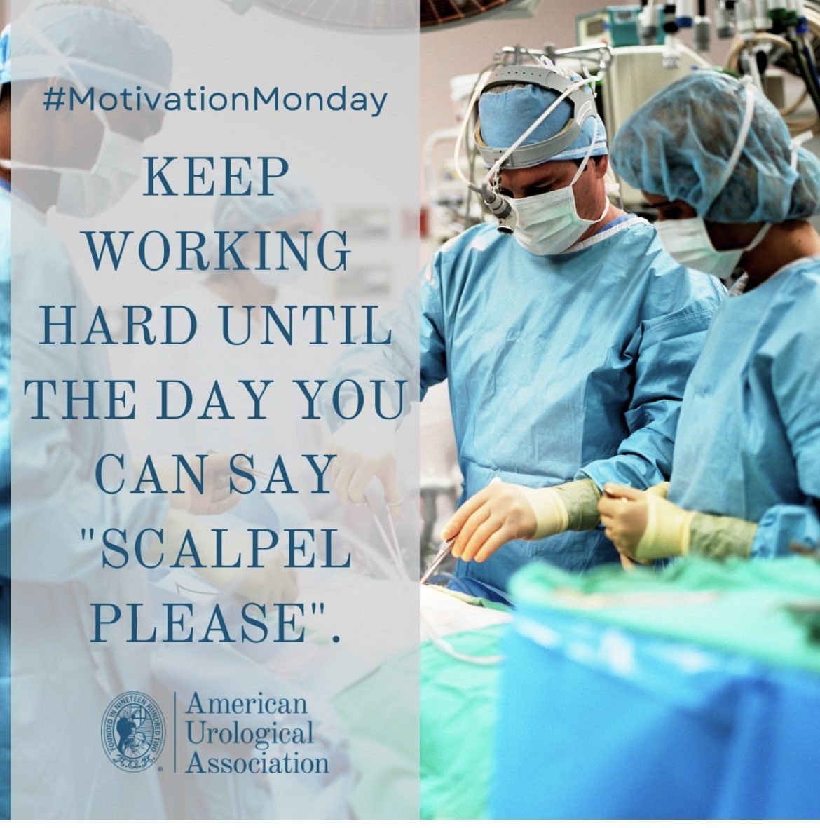 Never forget the “please” regardless how hard you work 😊❤️ <a href="/AmerUrological/">Amer. Urol. Assn.</a>