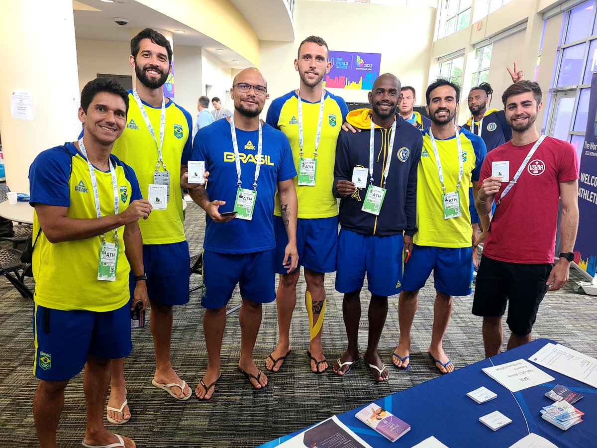 usantidoping's tweet photo. Check out more #CleanSport moments from @TWG2022! Scott Davern, Elite Education Lead, has joined up with the team from the @IntTestAgency to educate athletes from all over the globe about competing clean! 🌎
#TWG2022 #CleanCompetition #KeepingSportReal https://t.co/S0SPYId1pb
