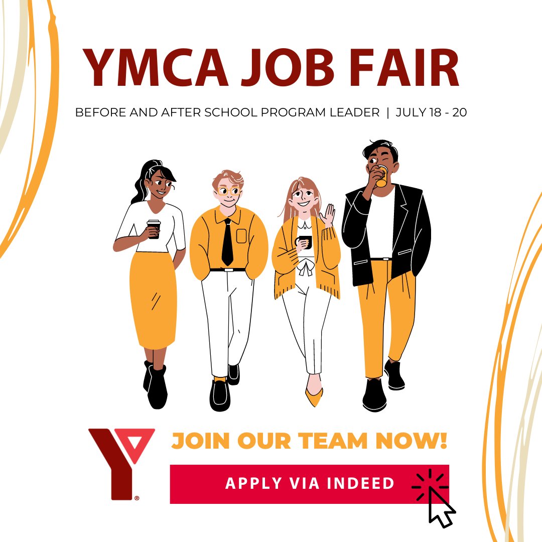 YMCA_Saskatoon's tweet photo. Spread the word and send your CV!
We're looking for BASC Leaders to join our team in 13 locations 🏫
Apply via Indeed https://t.co/L0L6kOBv4Y - All sessions will be held online 💻
#Recruitment #Interviews #Online #JobFair #YMCASaskatoon https://t.co/4owah6yc7N