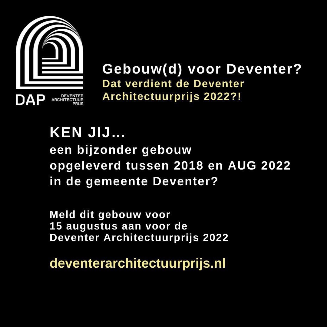 #architectuur #deventer #DAP2022 Meer weten: deventerarchitectuurprijs.nl