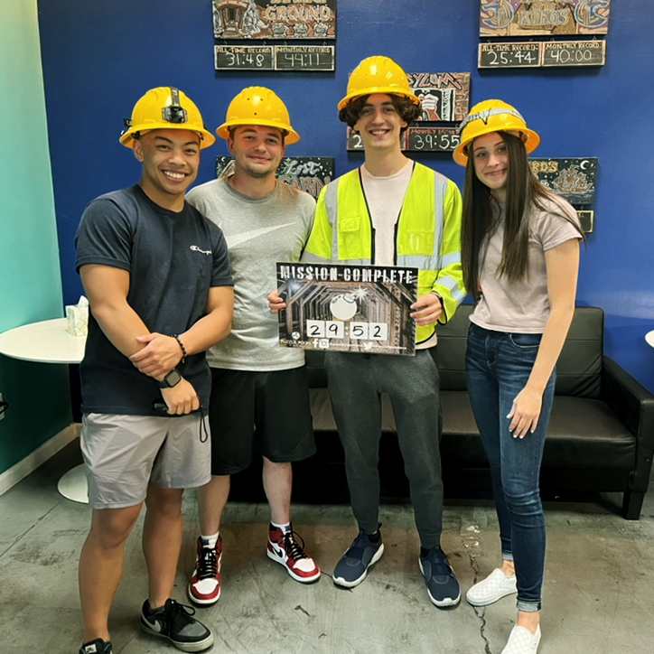 PuzzleRoomReno's tweet photo. Congratulations to team Sharp for escaping Below Ground and setting our June monthly record. They escaped in 29 minutes and 52 seconds! https://t.co/BB1QerKXpf