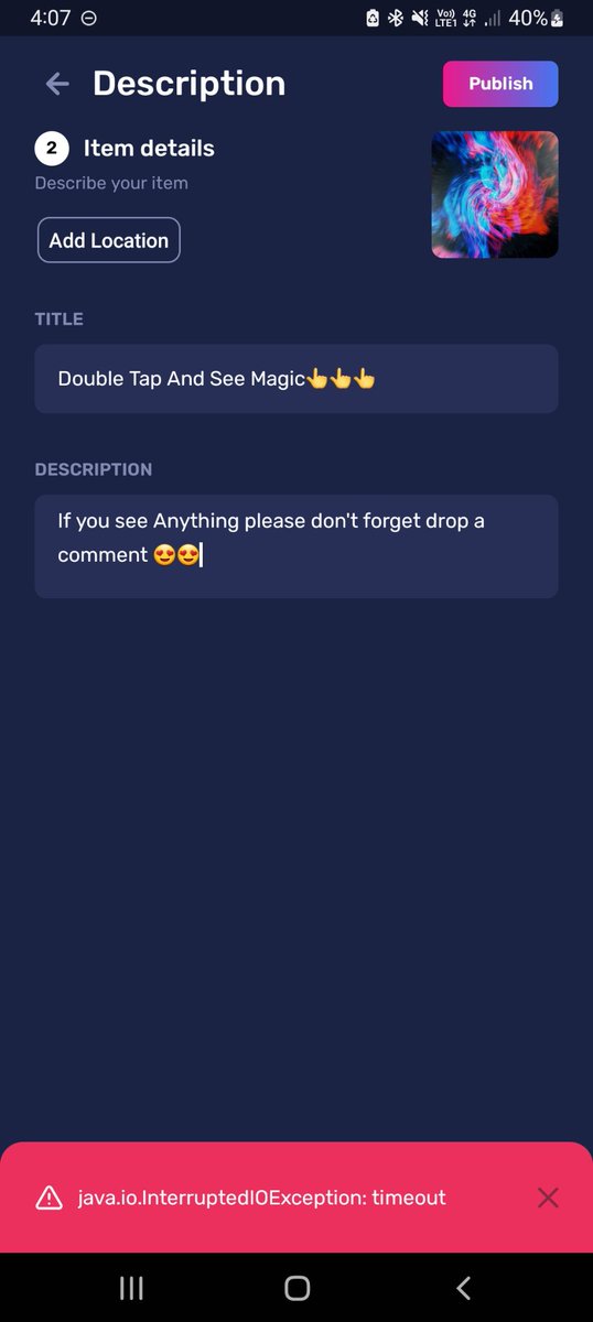 ZZargaam's tweet image. Please fix this bug 
@youminter 
#fix_bug 
#youminter
#team_youminter