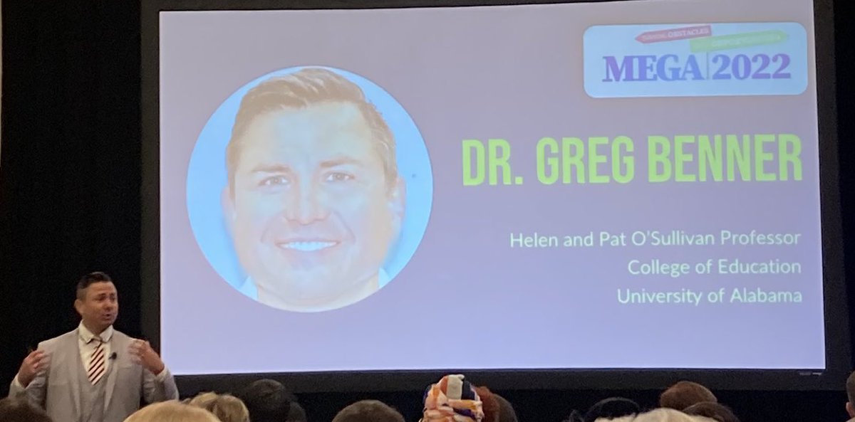 deidragthomas's tweet photo. #Mega2022 PreConference Dr. Greg Benner #alabamaAchieves #AlabamaMTSS #ecs #enterprisecityschools https://t.co/zaEWFnTREb