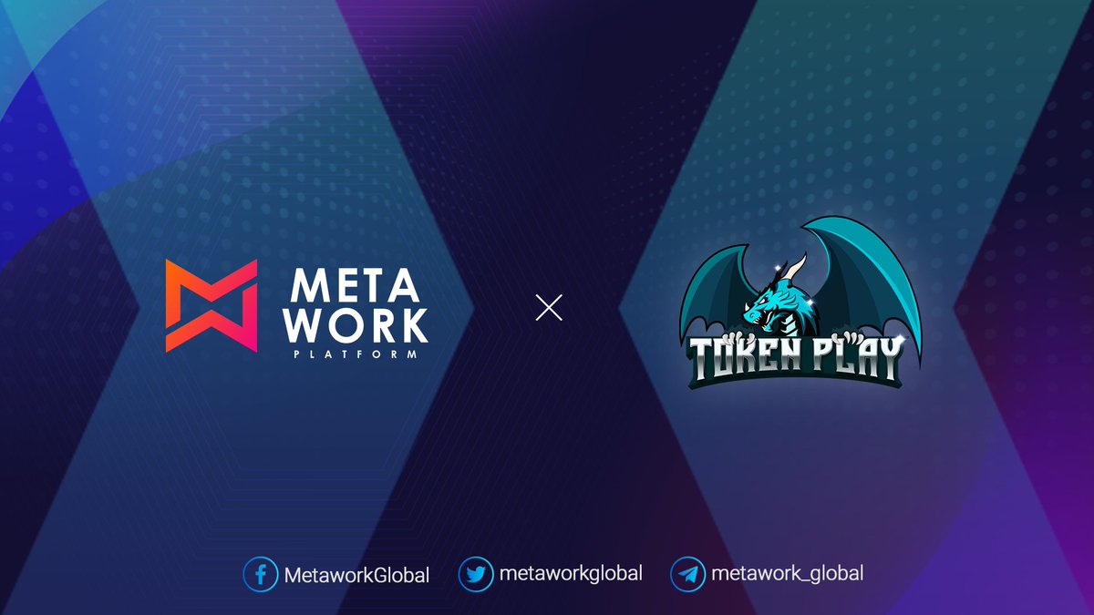 🤝Partnership Announcement: Metawork x @Tokenplay2 

Metawork & TokenPlay can work together to develop and strengthen our marketing networks and bring both projects’ value to global blockchain communities.

👉Details: medium.com/@metawork/part…

#Blockchain