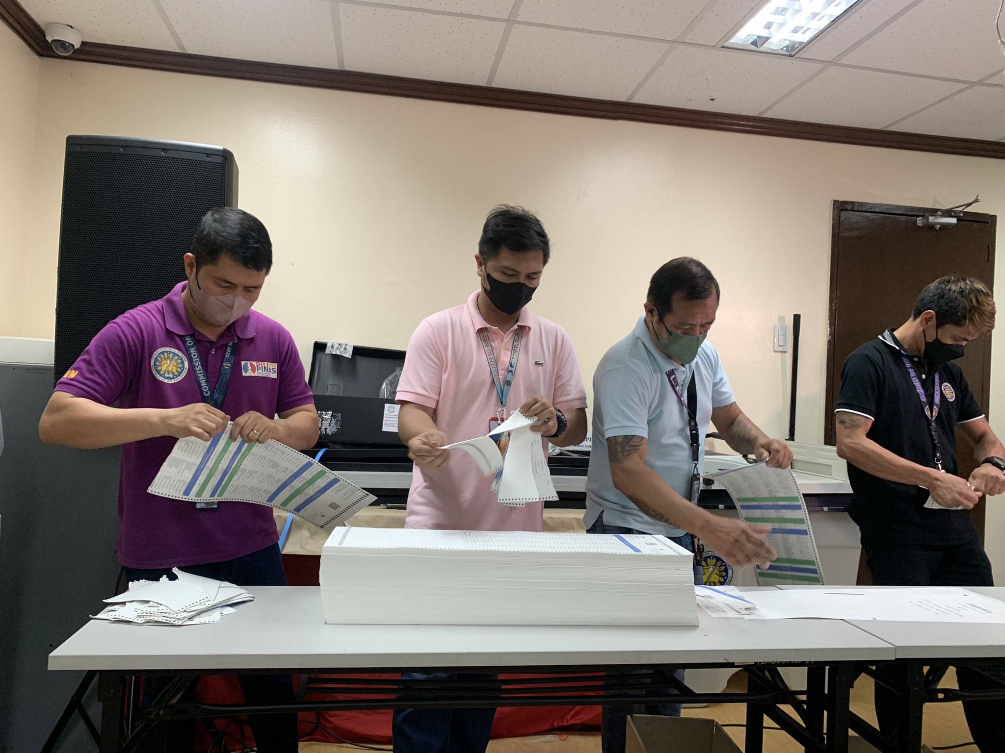 ABSCBN News on Twitter "LOOK Comelec personnel tear unused Halalan