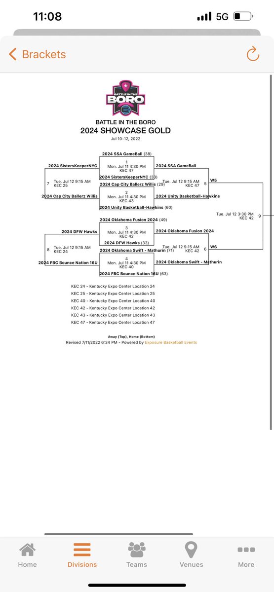MathurinAgency's tweet photo. All teams advancing in bracket play at #BattleInTheBoro @Ohio_Basketball ⛹🏽‍♀️ https://t.co/8aYw2D8ZNx