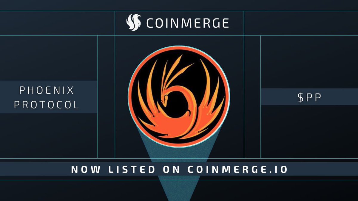 coinmerge's tweet photo. ⭐️New Listing -  Phoenix Protocol⭐️

 @PpTokenDAO is now live on https://t.co/qi3M4xmoFc 👈

Learn more about $PP on their Project Page, join their chatroom, watch their charts and vote for a chance to win a Week Long Banner Ad!💥

#Crypto #NFT #DeFi #Listed #PP #Phoenix https://t.co/N2y7puEVew