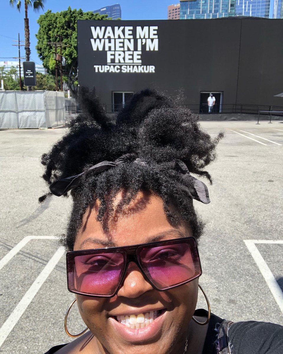 Got to visit the <a href="/tupacwmwif/">tupacwmwif</a> exhibit #wakemewhenimfree #TupacShakur …it was dope!