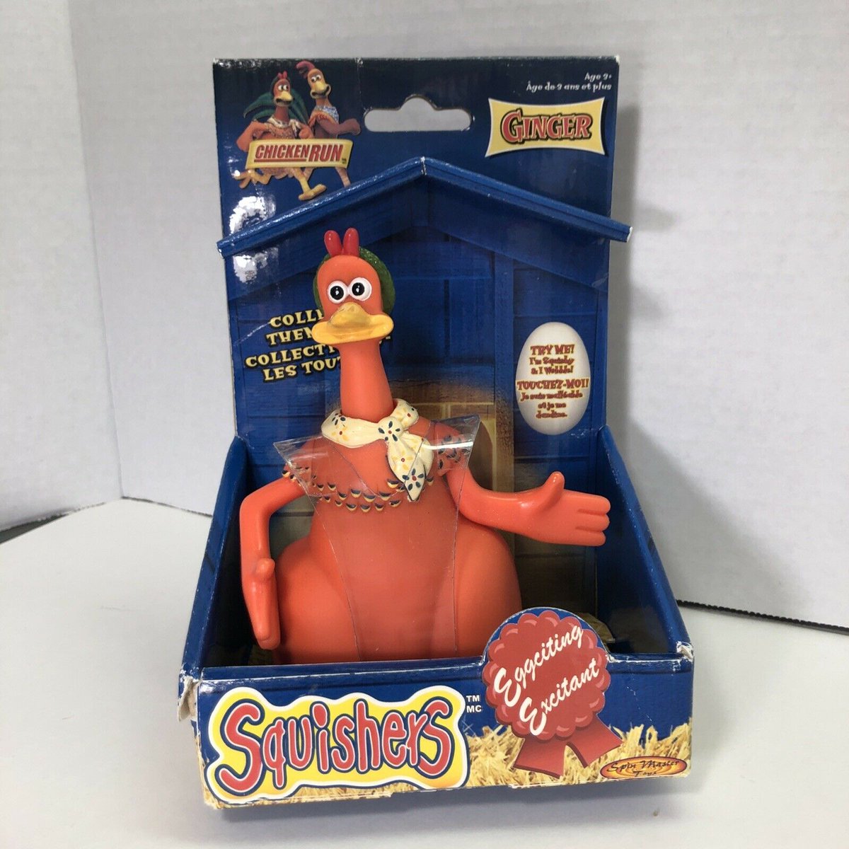 jan_forester's tweet photo. Ginger - Chicken Run Squishers Action Figure 2000 COLLECTABLE Egg Spin https://t.co/2GqMenuiUn #eBay #ChickenRun #Squishers @eBay https://t.co/EqPf0sMBLW