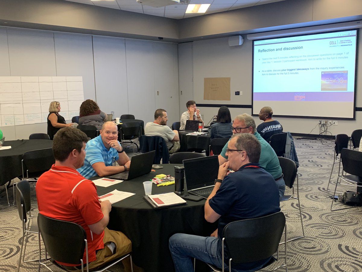 Great collaboration and learning happening among coaches at the #INLitCadre/#INSTEMCadre training this week! #STEM #SoR