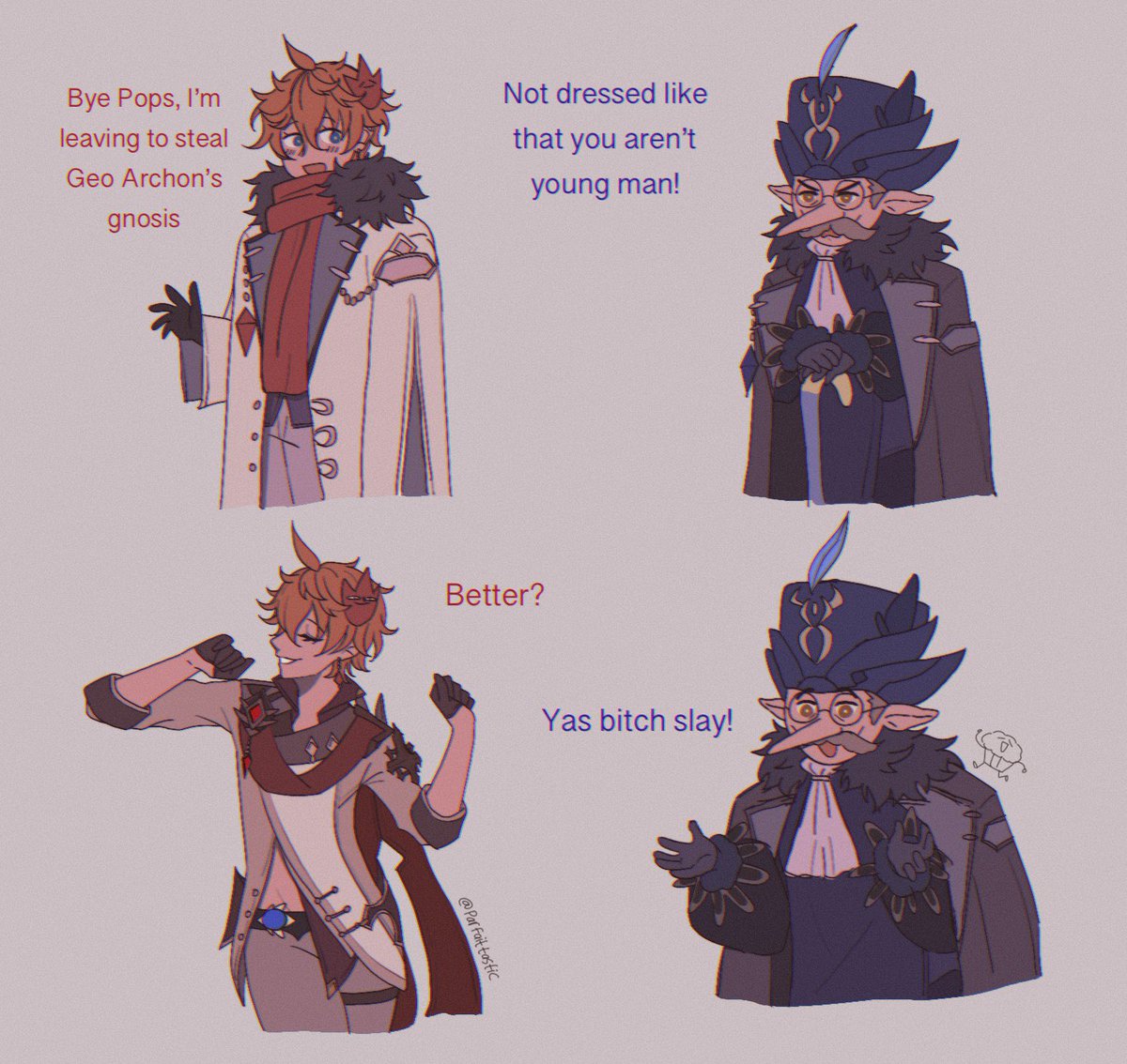 parfaittastic's tweet image. Papanella just worried okay
#Tartaglia #Pulcinella #Genshinlmpact