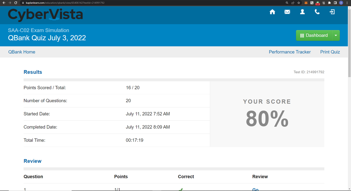austinjamesigwe's tweet image. Day 53 of #100DaysOfHacking  #awssolutionsarchitect #awscertification #awscloud #cloud 

I took a practice test today after doing some studying about AWS services in their documentations. In the results it was clear where I needed to focus on. Route 53,