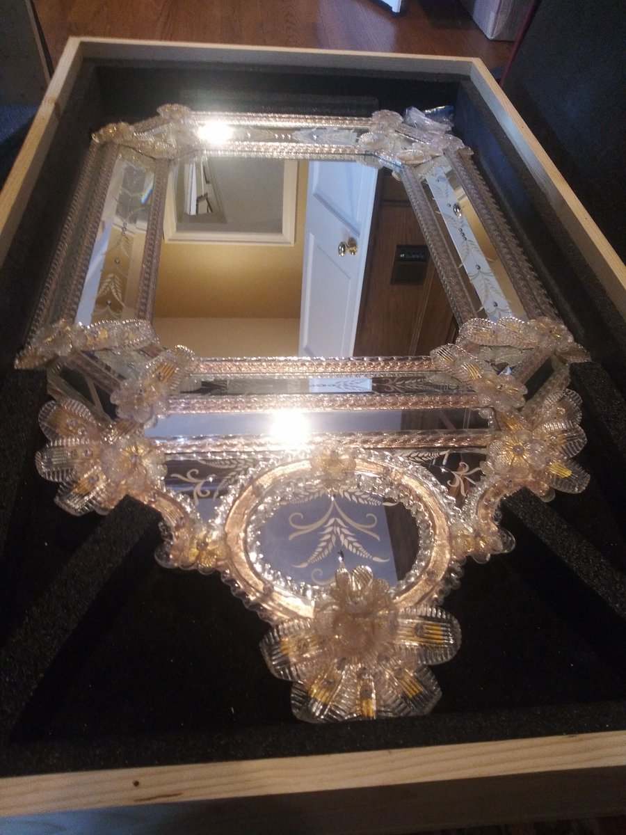 CFpittsburgh's tweet image. Packed here is a delicate and very ornate wall mirror. We minimized wrapping but provided soft cushioning inside a full wood picture crate.
#minimized #wrapping #provided #soft #cushioning #inside #wood #picture #crate #craters #freighters #pittsburgh #expertise #delivers #cf