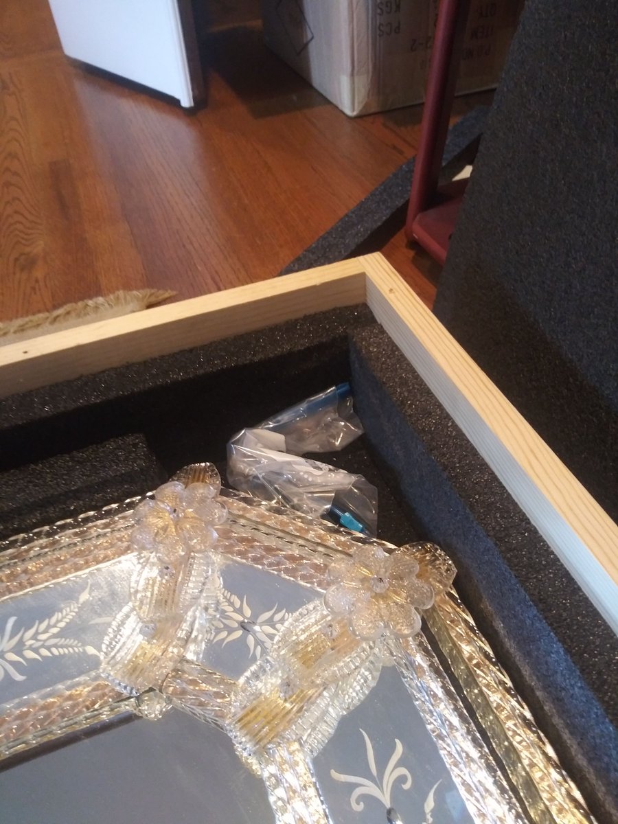 CFpittsburgh's tweet image. Packed here is a delicate and very ornate wall mirror. We minimized wrapping but provided soft cushioning inside a full wood picture crate.
#minimized #wrapping #provided #soft #cushioning #inside #wood #picture #crate #craters #freighters #pittsburgh #expertise #delivers #cf