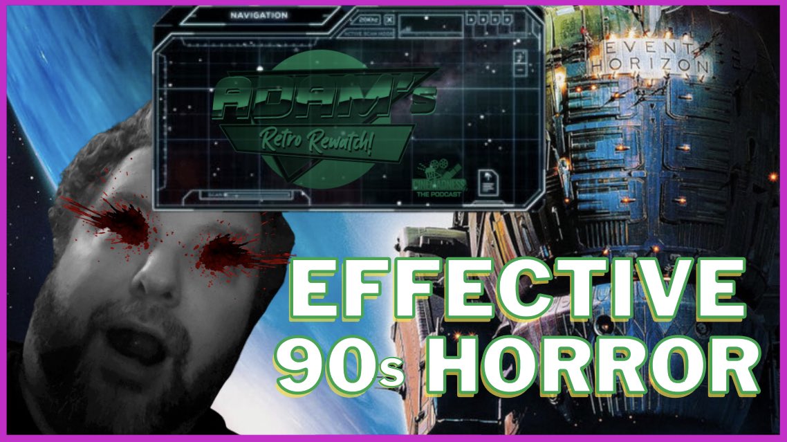 CinemadnessP's tweet photo. We have a new Retro Rewatch! This time Adam goes back to watch the 1997 Sci-Fi Horror movie #eventhorizonmovie 

https://t.co/ScaDv0KOJE https://t.co/STvHqltpjn