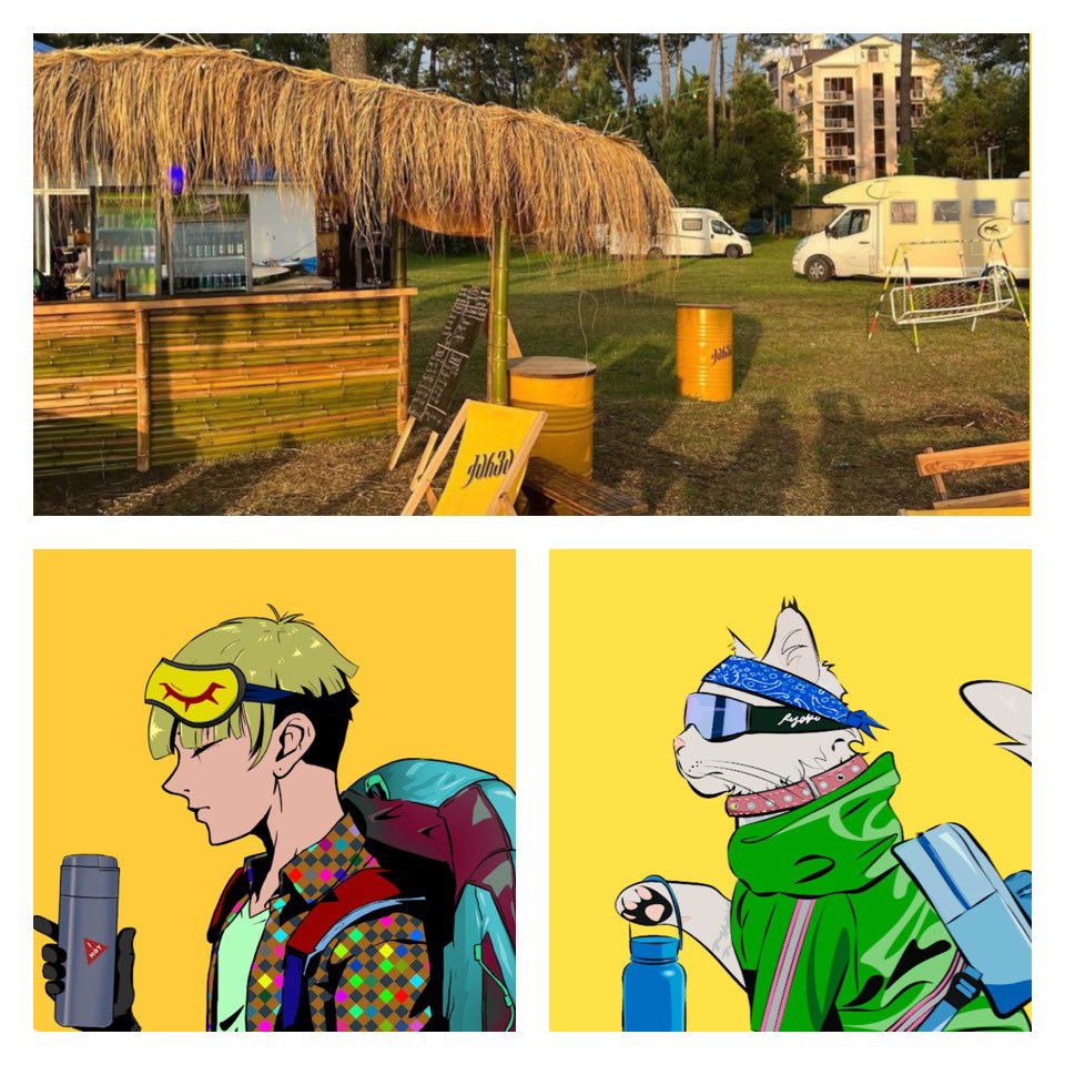 RyokooNFT's tweet photo. If you want some special moments with #Ryoko club 🍹 you can join us and spend time near black sea, 🌊we have amaizing free camping zone, only for our holders 🌴 
Be part of the #Ryoko club 🕶

🔹https://t.co/NJGZ1lNhLA
🔹https://t.co/ugIPTRDmpe
.
#NFT #NFTs #NFTCommunity #Sales https://t.co/GhAmYZixiW
