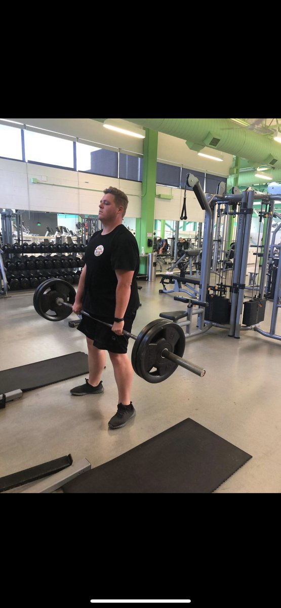 BrianChaney7's tweet photo. Today has been a really good fitness day!

- 2 hours of pickleball this morning
- 30 minute work out with my personal trainer
—— Went from a max of 135 on my deadlift last week to 235 this week
 - did a small cross fit workout with 2 people
- I also am going to Reboot class https://t.co/v5oXg6v6E1