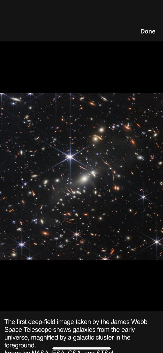 LAndrewsPatt's tweet photo. Love this deep space first image from the James Webb Space Telescope. It stirs my imagination and makes me want to get back to my deep space and alien worlds fic scheduled for fleshing out in 2024! #plotbunnies #fiction #5amwritersclub https://t.co/L78K3uWbyQ