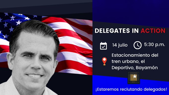 MrLuisRamos's tweet photo. Este jueves 14 de julio 2022, en el estacionamiento del Deportivo en Bayamon, La delegación extendida en PR se une en respaldo a nuestros hermanos delegados en DC, por motivo del Impacto Estadista III. #DelegatesInAction https://t.co/KcsWlKCRPj