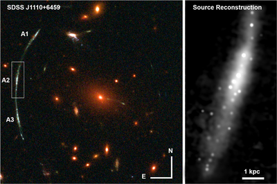 kerensharon1's tweet photo. This is what we thought we might see with JWST. The figure on the right from @tracijo32's paper is a *source reconstruction* done by forward modeling, this is what you'd see with incredible resolution. It's a different lensed galaxy. ❤️JWST
paper here-->
https://t.co/ute9u5B8sk https://t.co/5JbW3jaP8H