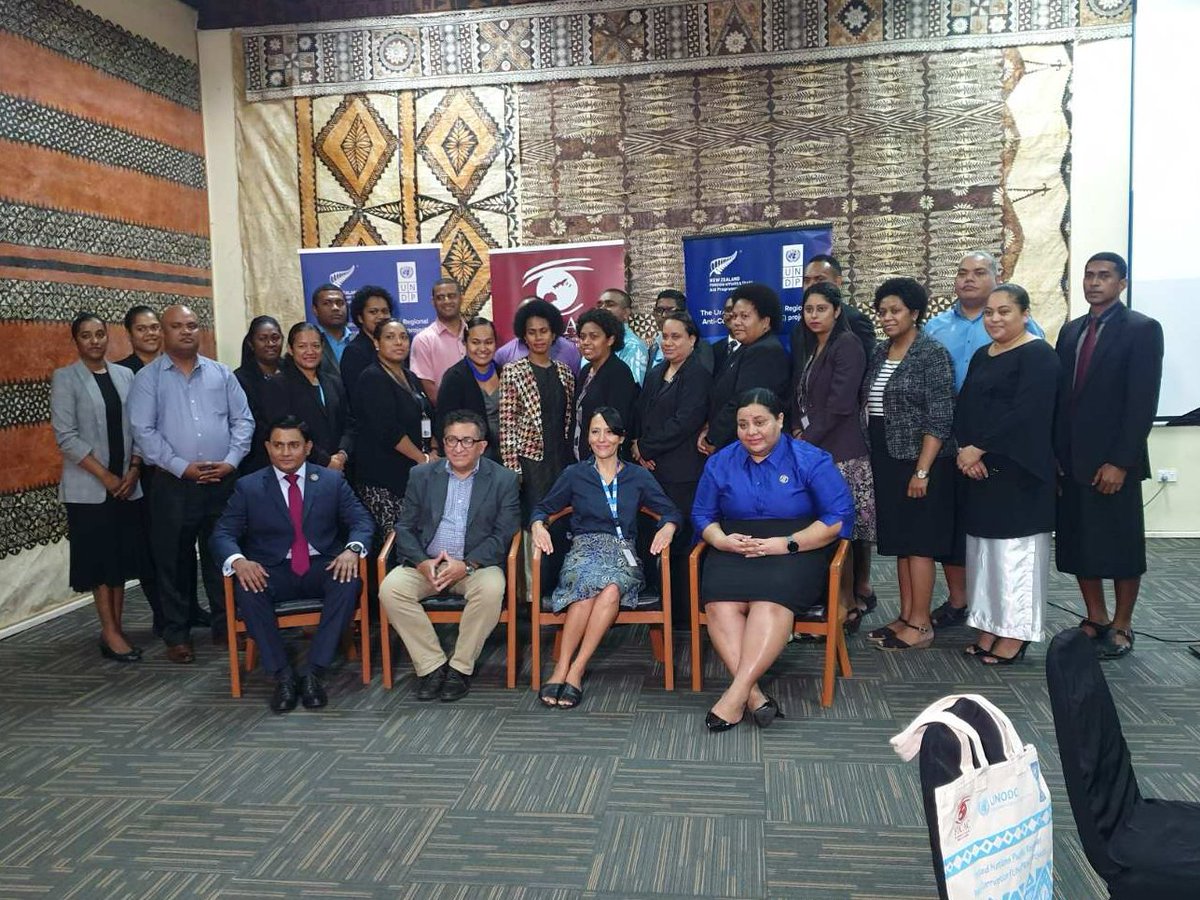 SonjaStTr's tweet photo. The 🔑 pillars to strengthening public service &amp; ensuring strong institutional functions are #integrity + #ethics. 

Very productive discussions #HappeningNow w/ #FICAC towards validating a new #Pacific tool developed by @UNDP to spotlight issues &amp; find solutions.

#UNPRAC #FALE https://t.co/dHhFnCMwkQ