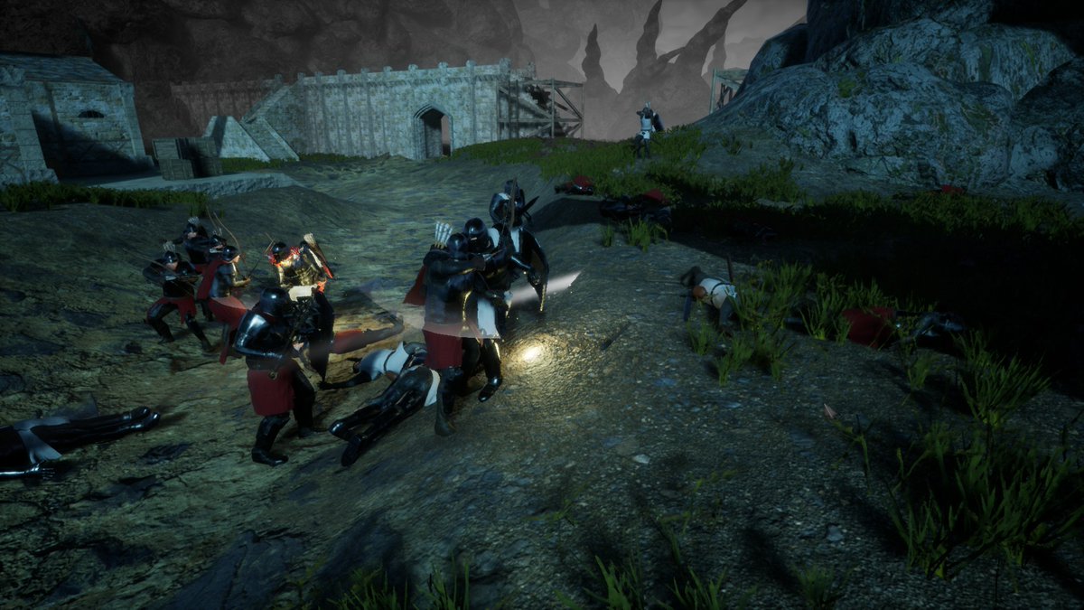caz_game's tweet photo. Warriors battle once again for the ruins of the city they failed to protect! #RTS #ARPG #indiegaming #indiedev #gamedev #gamedesign #indiegame #indiegaming #IndieGameDev https://t.co/taiFjW0KSZ