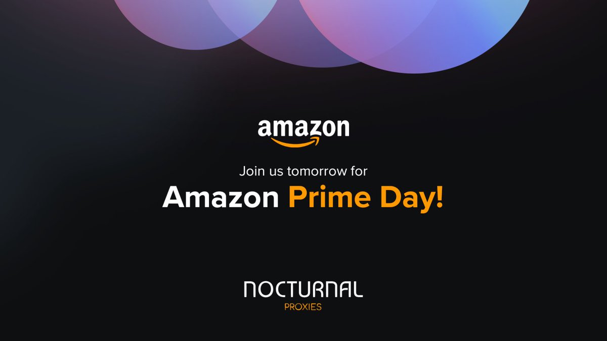 Get ready for Amazon Prime Day and Best Buy PS5 restock

Use code AMZN10 for 10% off Premium Retail and Classic Retail ISPs

Use code NV35 for 35% off Nocturnal Violet, LIMITED USE

👉Violet performs very well on retail sites, load up now! 🔥

🌎nocturnalproxies.com