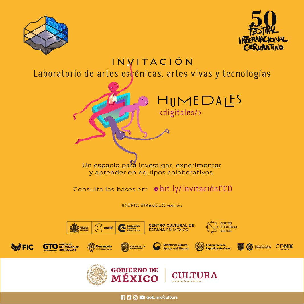 CCDmx's tweet photo. ¡Ya puedes registrarte al Laboratorio de artes escénicas, artes vivas y tecnologías! 

Es una colaboración que tenemos con el @cervantino en el marco de #HumedalesDigitales: https://t.co/lvNSgddvQN

#SOFIC #MéxicoCreativo https://t.co/eBjaxuLRLo