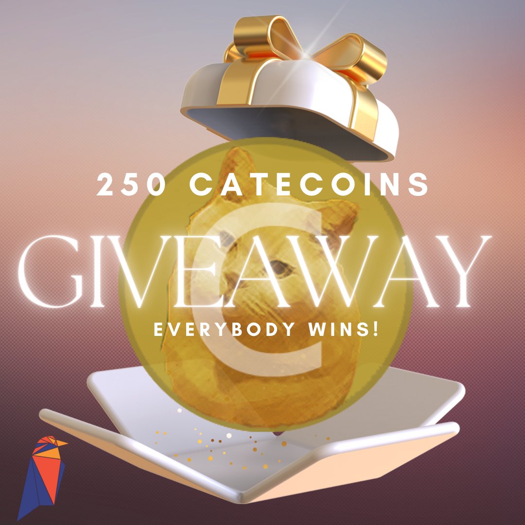 Like &amp; RT + Comment your #RVN address under this tweet &amp; follow us at <a href="/RavencoinAssets/">RÀ ¹³³⁷ NFT</a> ✅️ 

Every single one of you will recieve a FREE 250 <a href="/catecoins/">Catecoin</a> airdrop! 😺 🎁
