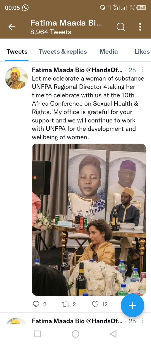 AmaduJa23652310's tweet photo. #Chernoh Bah (Africanist press) made an Appearance on the picture First lady posted. Welcome to the game of Prey vs Predator. https://t.co/0OJKDDi4ot