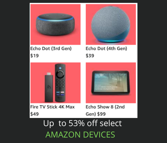 Up to 53% off Amazon Devices including an echo dot for only $19
#Amazon #PrimeDay
ow.ly/EQ0L50JTt7T