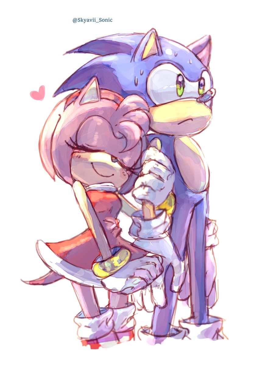 WølfyG4yyyy on X: I love sonamy!1!11! #SonicTheHedeghog #Sonamy