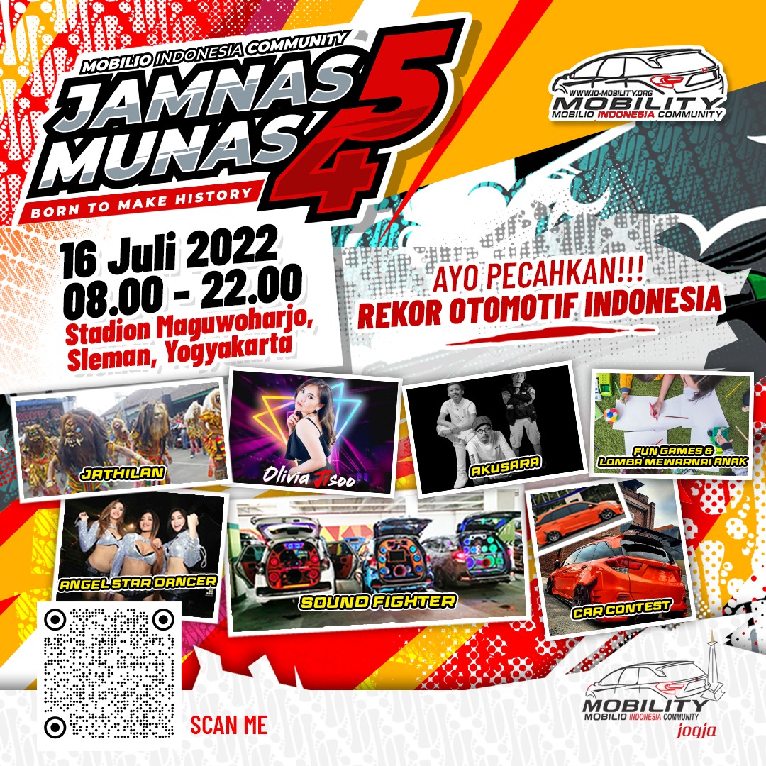 Ayo sukseskan JAMNAS5 &amp; MUNAS4 Mobilio Indonesia Community.🔥🔥🔥🔥